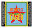 Star Square Text Beer Labels